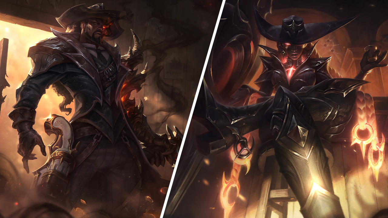 High Noon Senna and Lucian Couple Skins