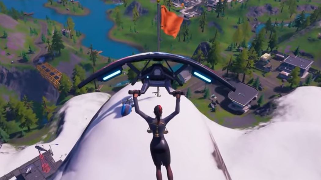 Der höchste Punkt auf der Fortnite Map.