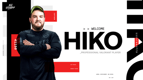 Hiko 100 thieves valorant