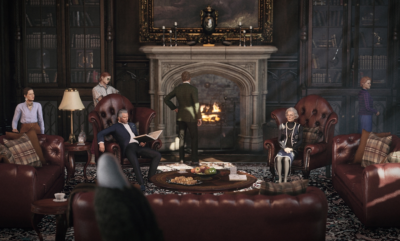 The family in the Dartmoor level of Hitman 3, where you solve a murder case as Agent 47.