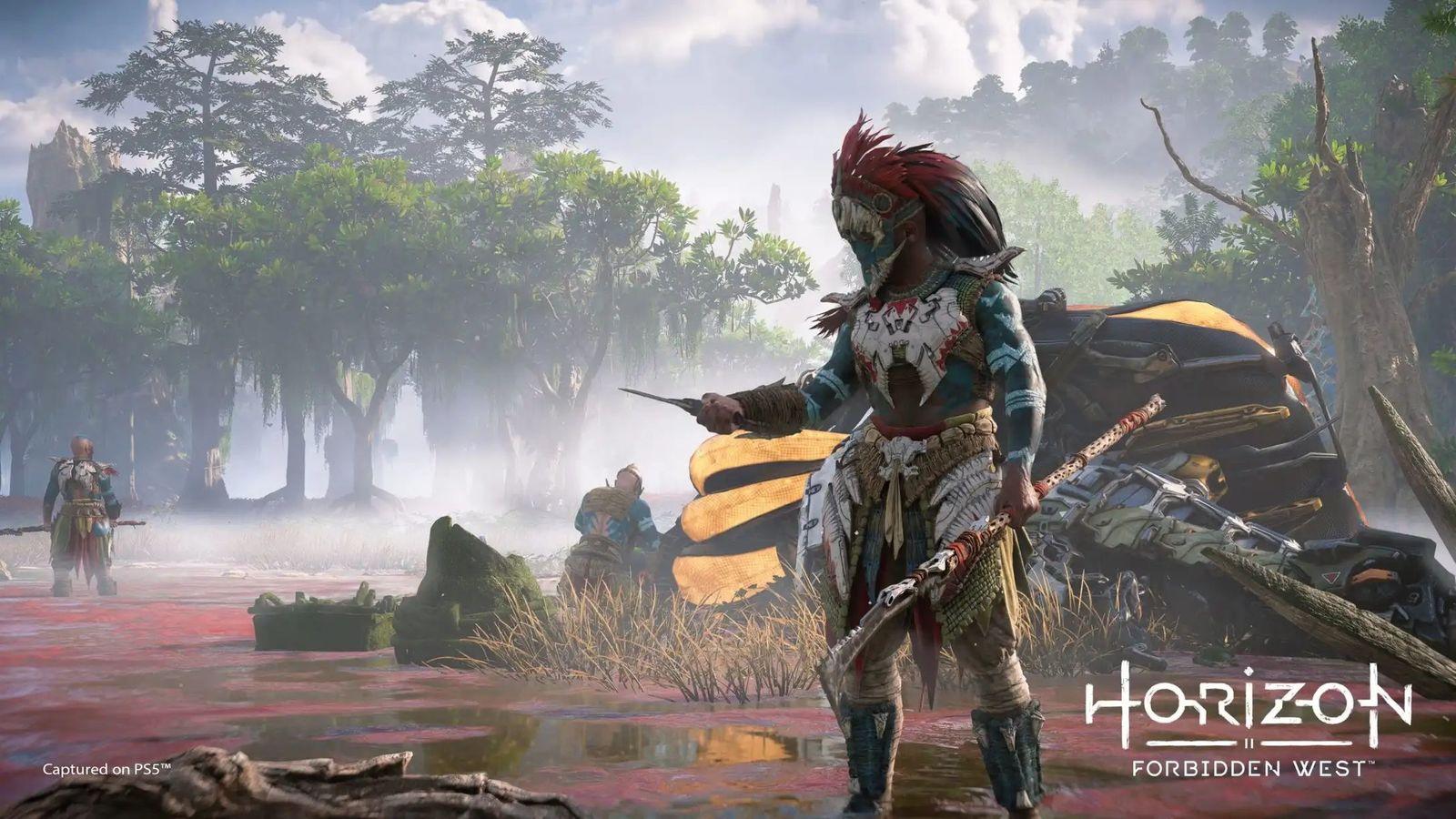 Horizon forbidden west traversal climbing