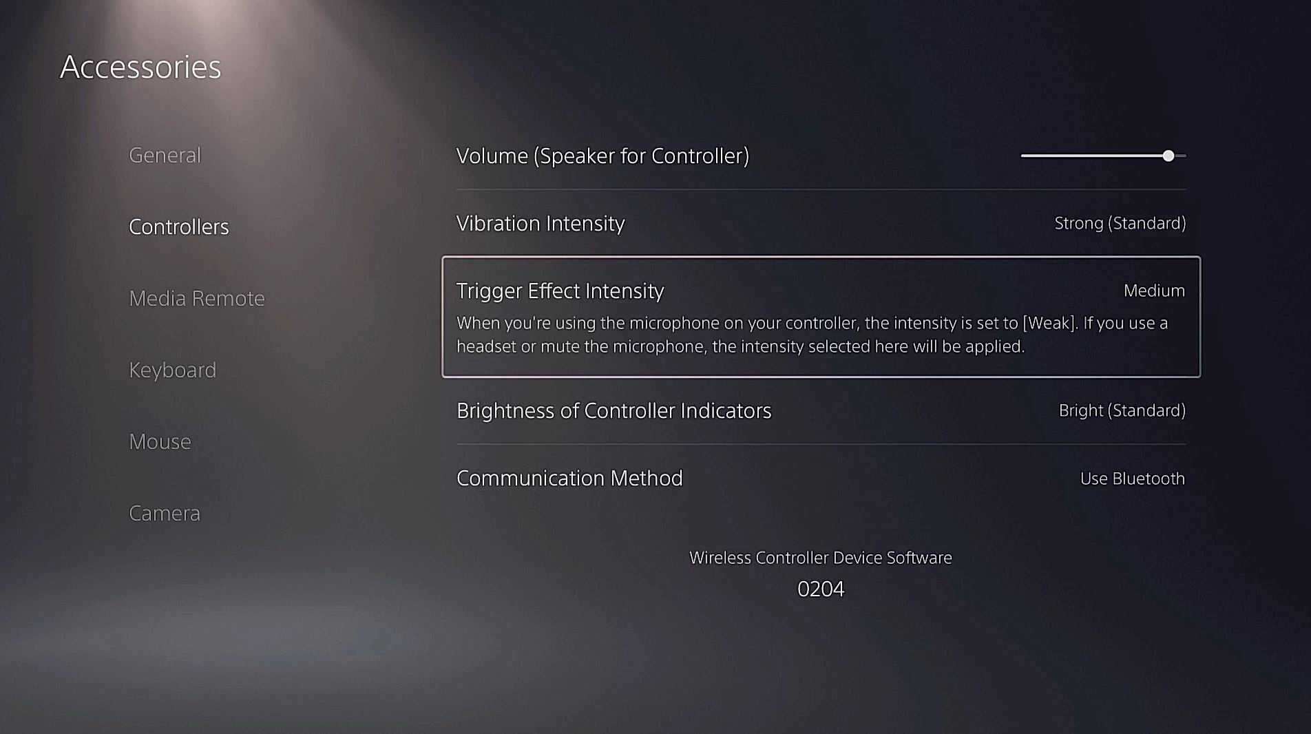 How to change the dualsense vibration intensity haptic feedback intensity on ps5 3 1