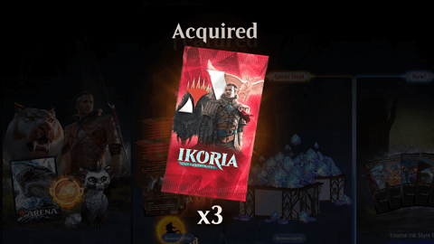 How to get 3 packs ikoria