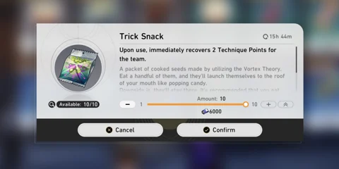 Hsr trick snacks