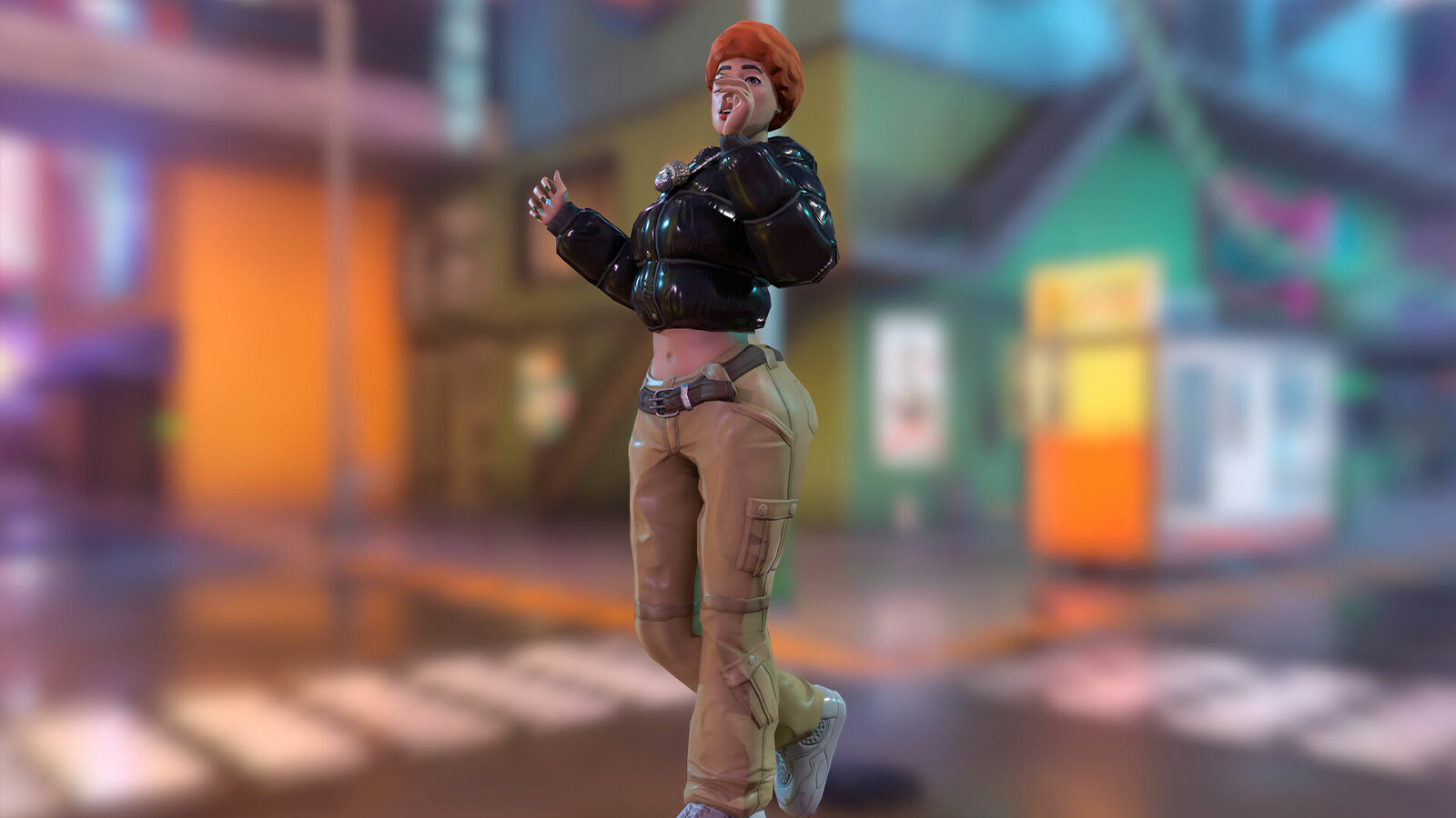 Ice spice fortnite emote makes her mark
