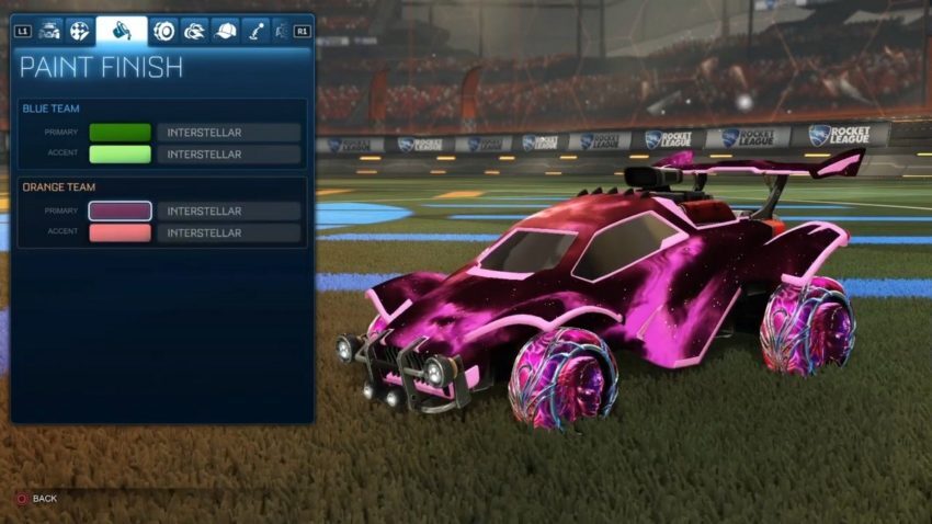 Interstellar rocket league decals