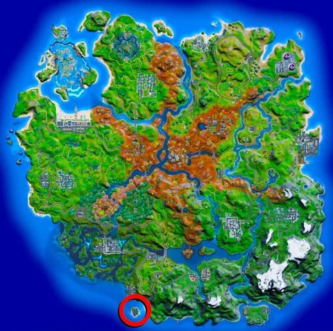 Isla nublada fortnite