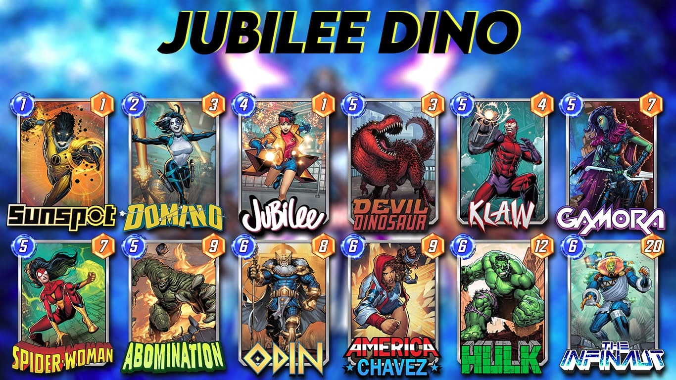 Jubilee Dino deck profile. | © Marvel