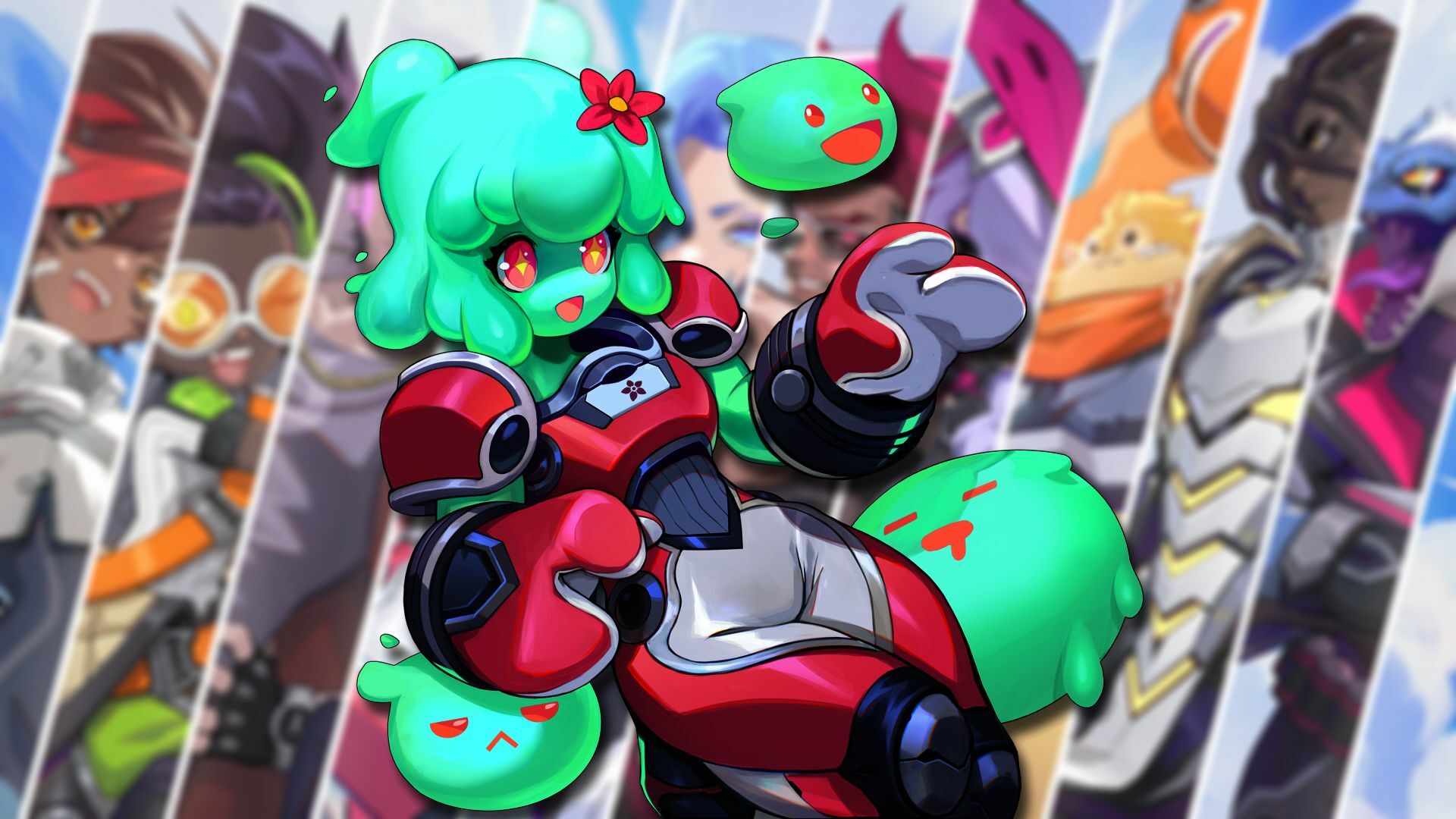 Juno character art omega strikers