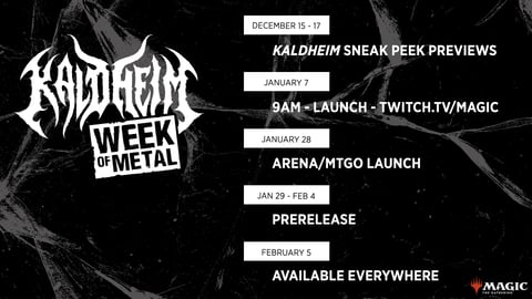 Kalheim release dates