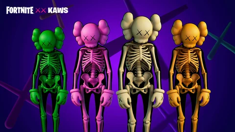 Kaws skeleton