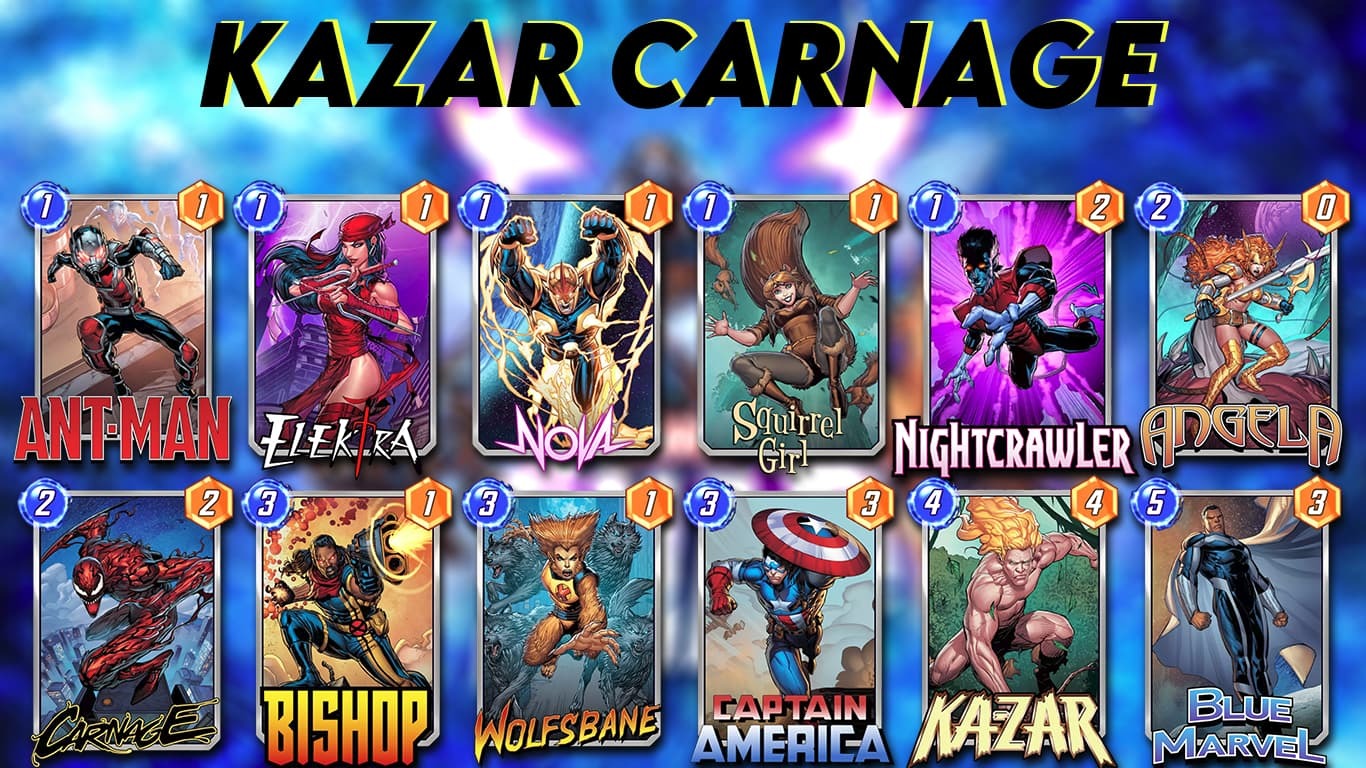 Kazar Carnage deck profile. | © Marvel