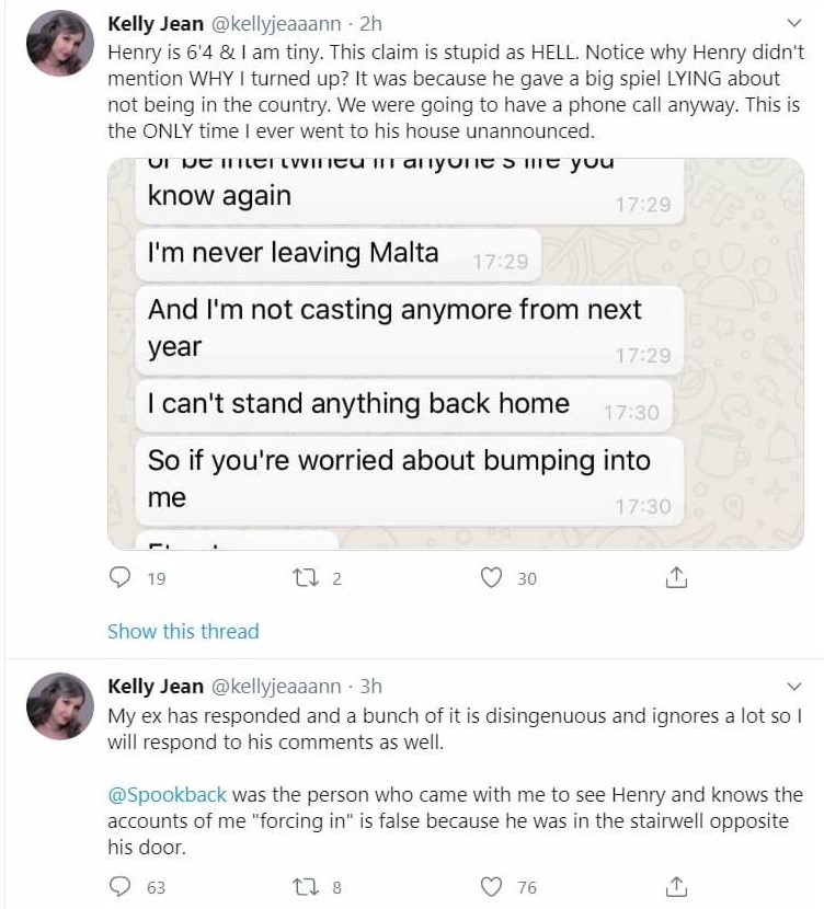 Kelly jean tweet 1