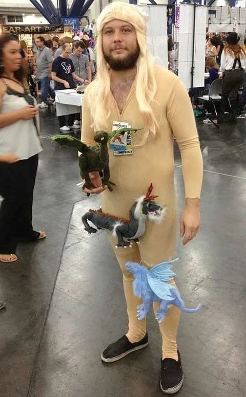 Khaleesi cosplay dude