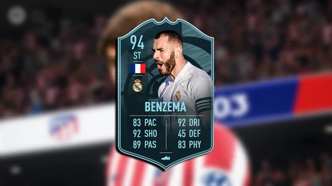 La liga potm karim benzema sbc