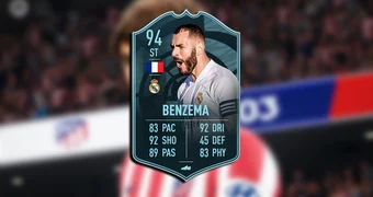 La liga potm karim benzema sbc