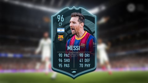 La liga potm messi sbc