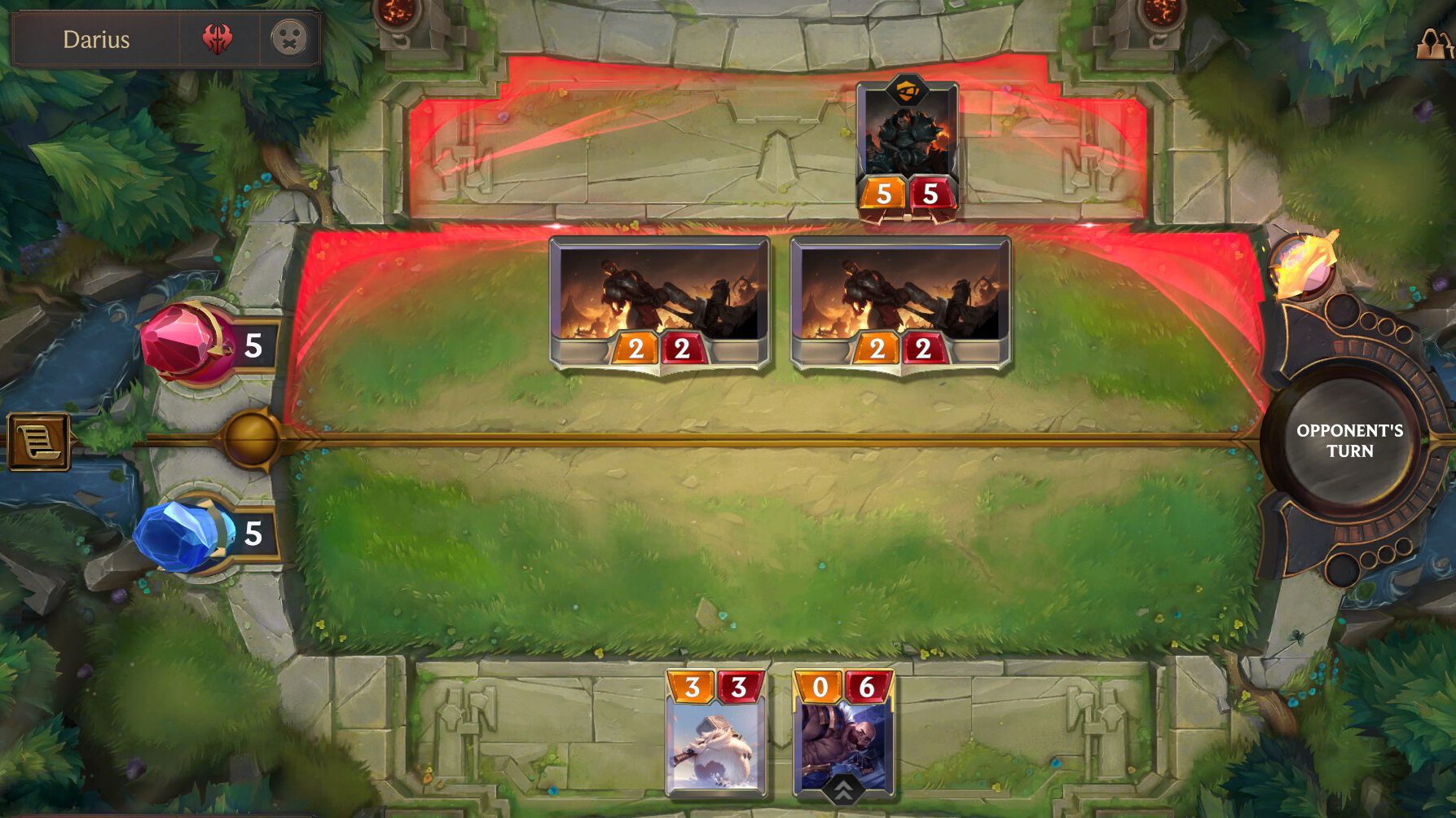 Legends of runeterra battlefield
