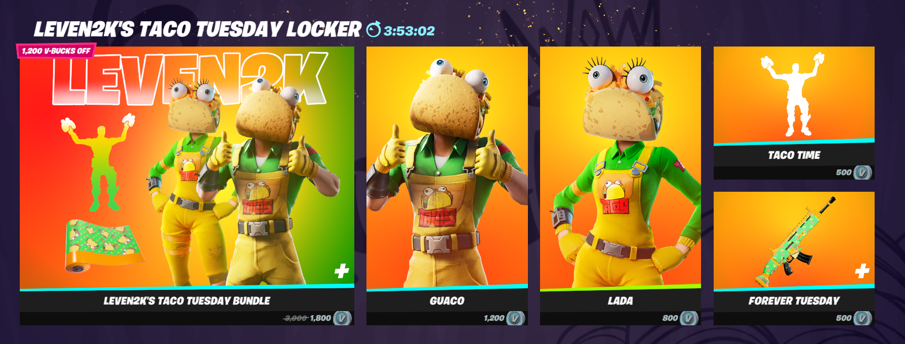 Leven2ks taco tuesday locker