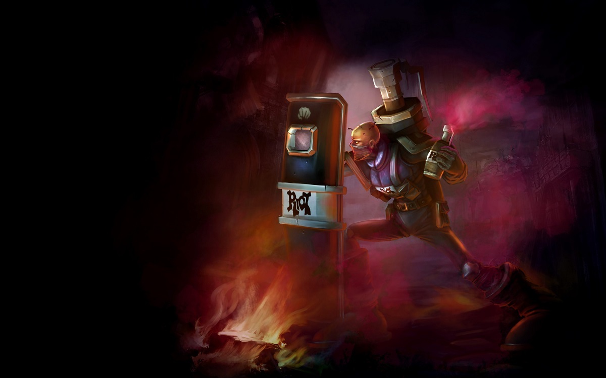Lol riot squad singed skin