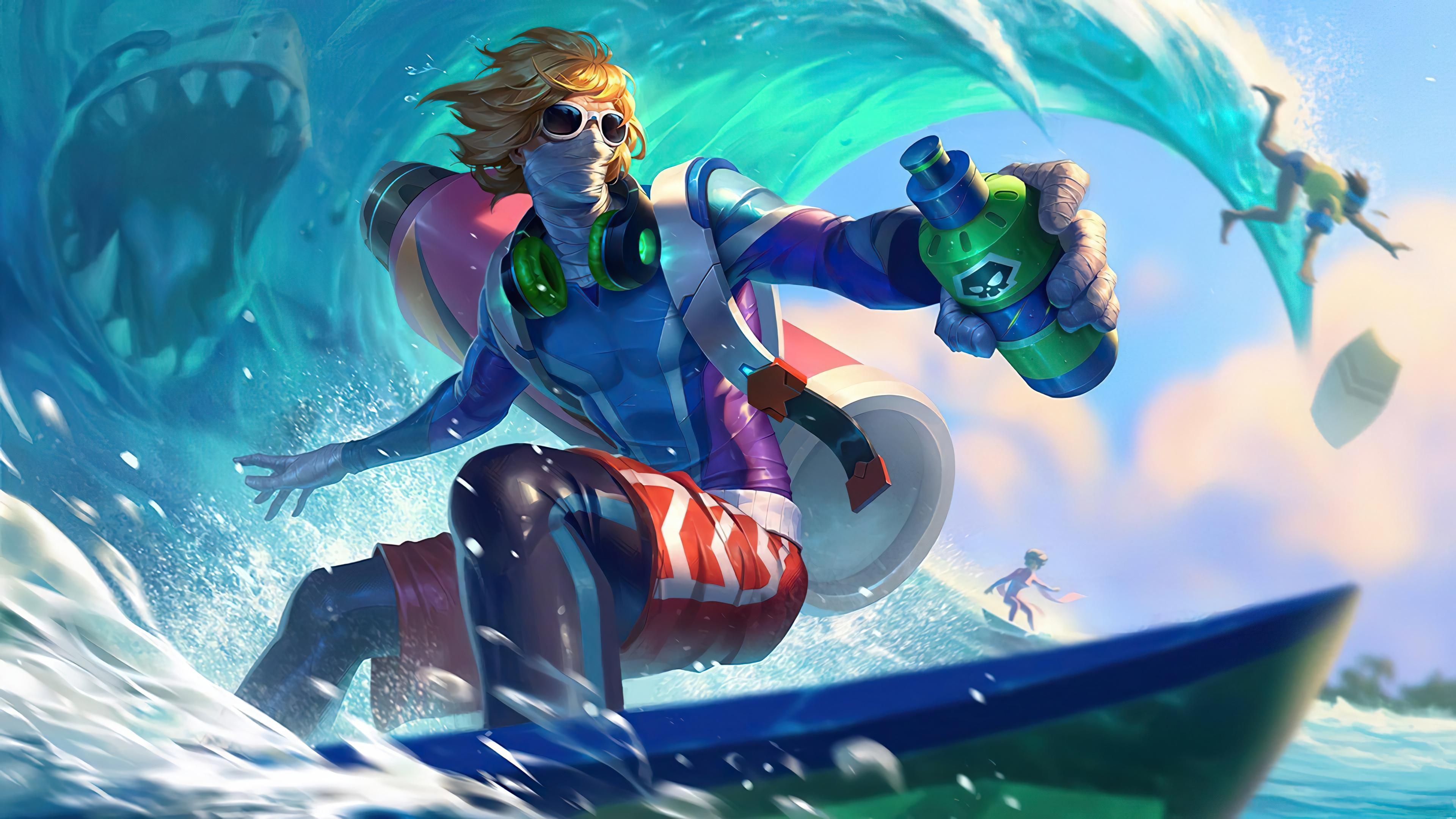 Lol wild rift singed surfer uhdpaper com 4 K 8 544