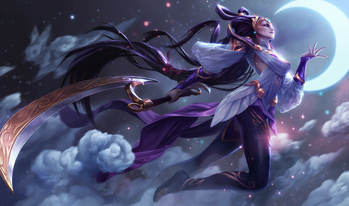 Lunar goddess diana