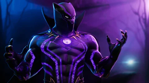 Marvel black panther fortnite wallpaper 4k