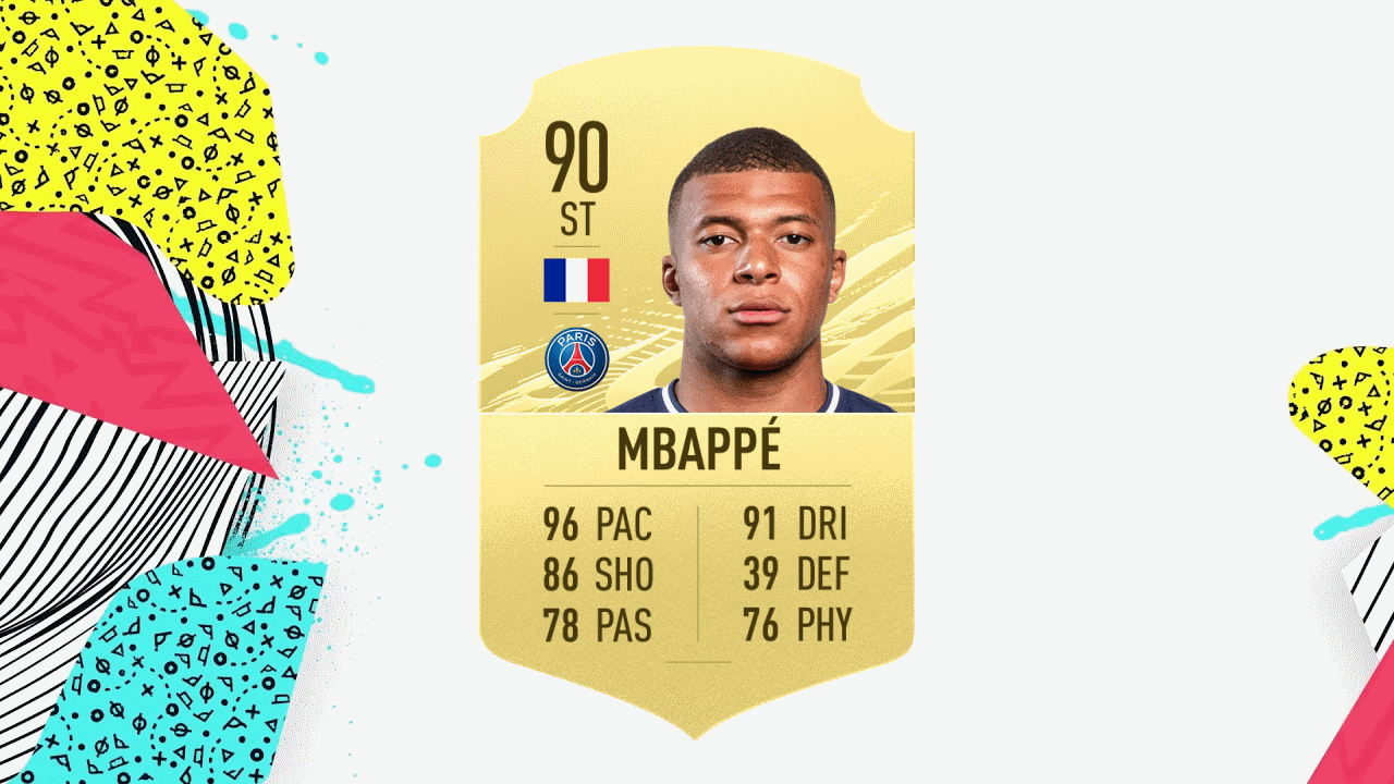 Mbappe fifa 21 card