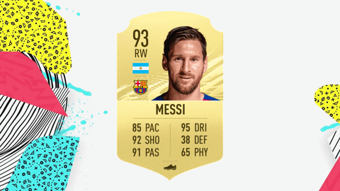 Messi fifa 21 card