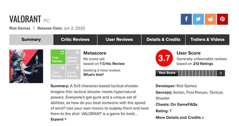 Metacritic june 2