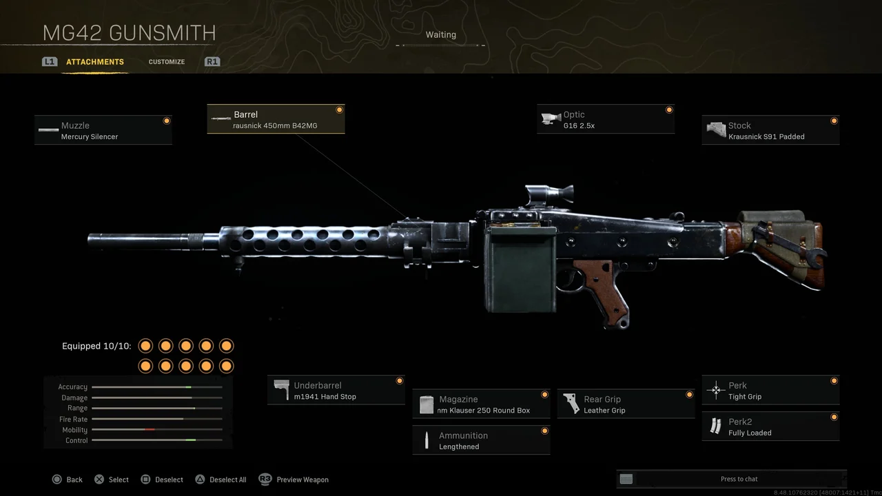 MG42 Best Attachment Setup