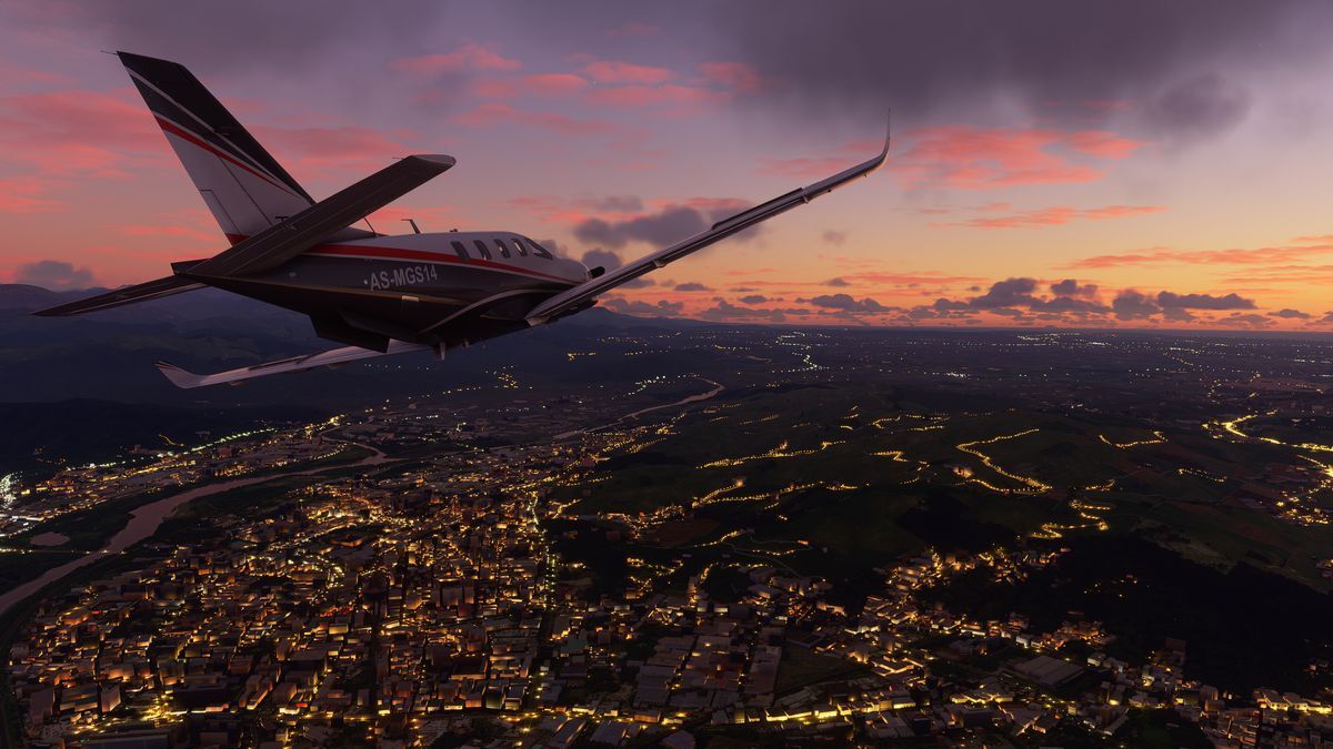 Microsoft flight simulater