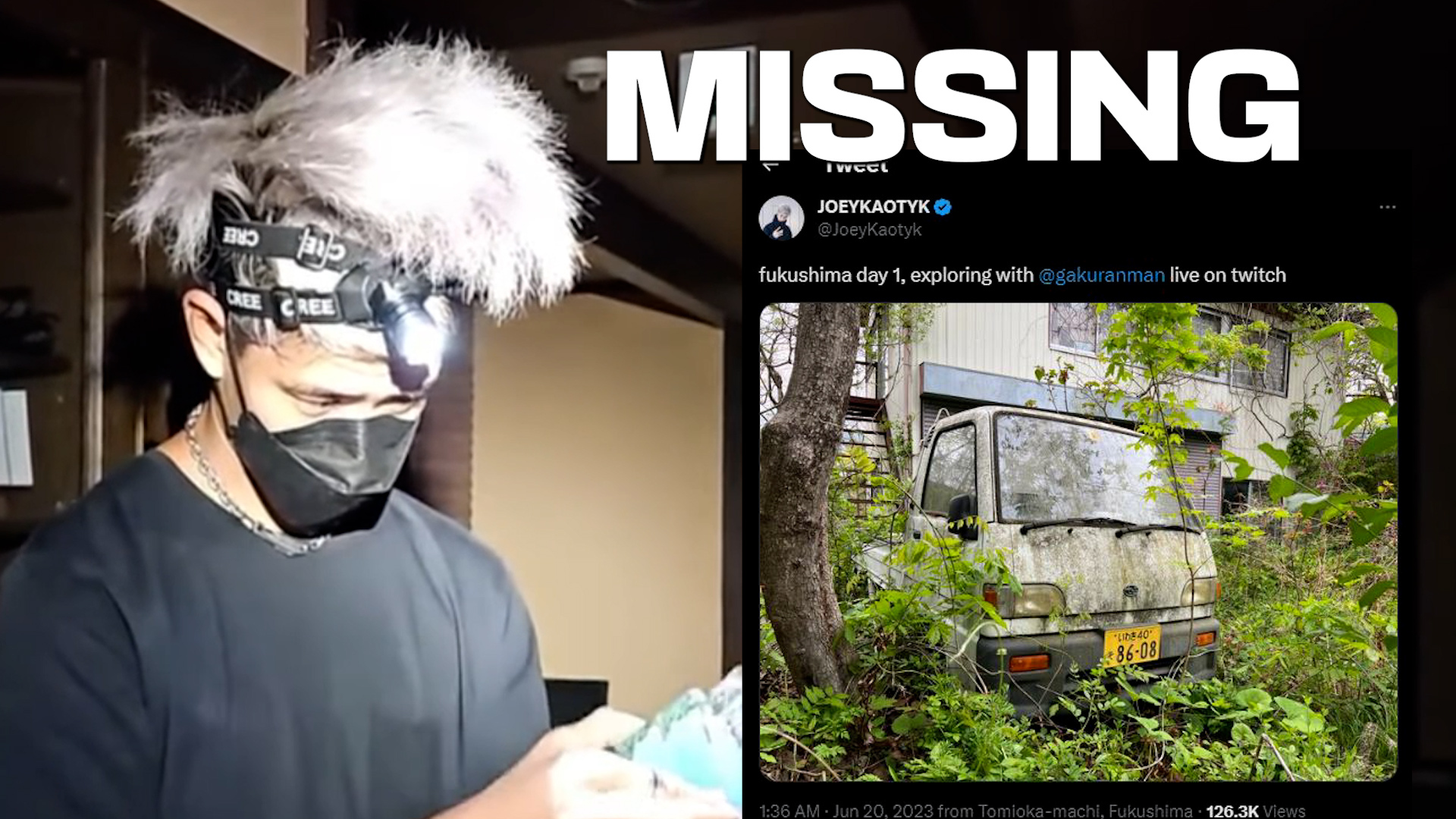 Missing twitch streamer