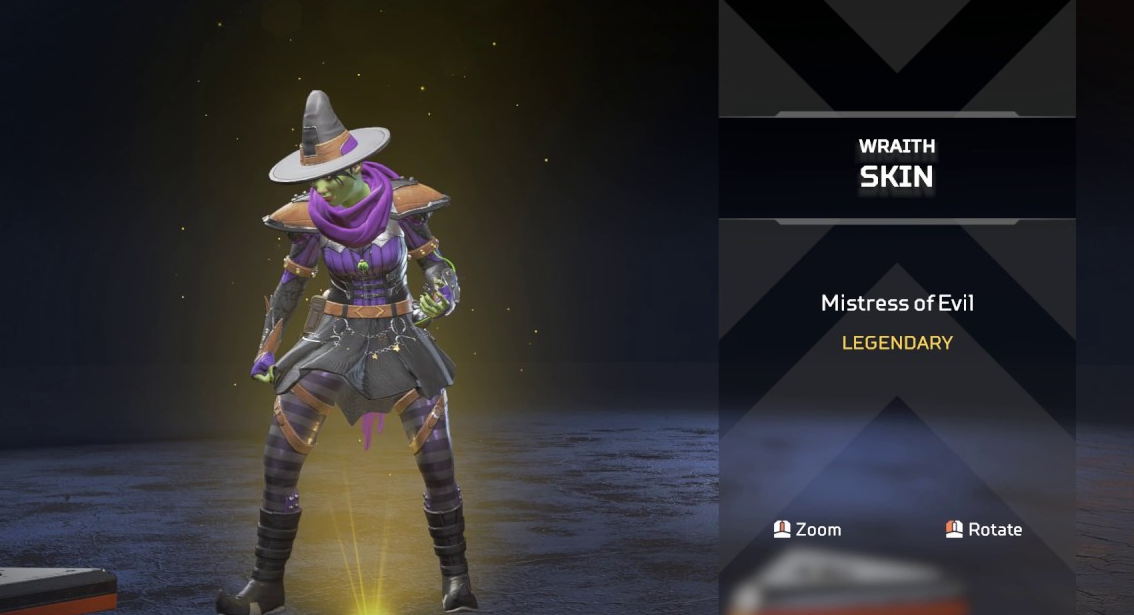 Mistress of evil apex wraith