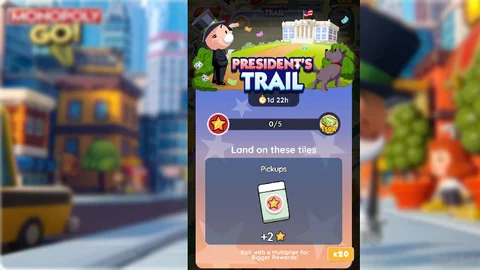 Monopoly go presidents trail event