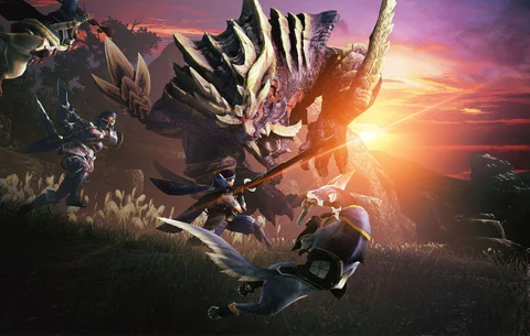 Monster hunter rise action