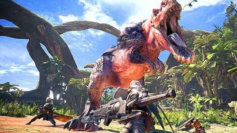 Monster hunter world t rex