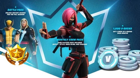 Monthly crew pack fortnite