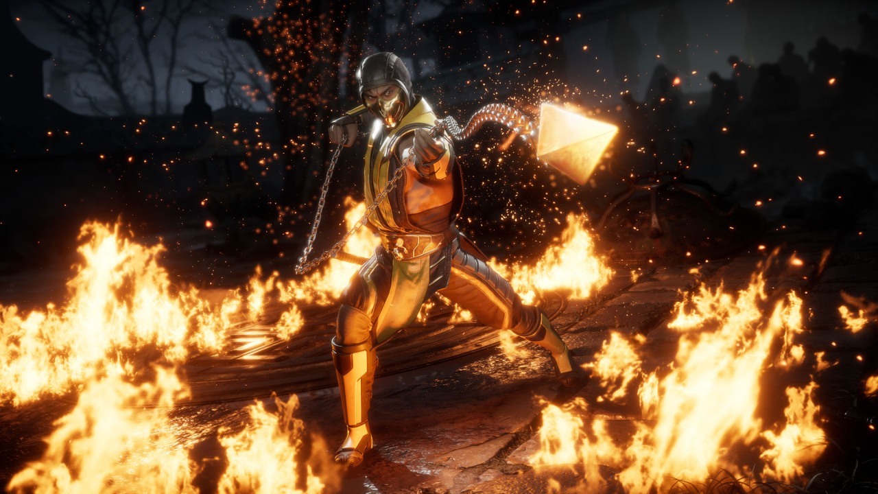 Scorpion is ready for a fiery performance. Mortal Kombat 11 Ultimate is one of the best fighting games ever, and now graces our PS5 screens