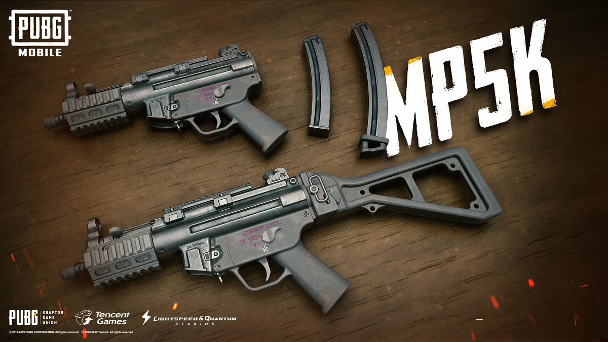 mp5k pubg mobile