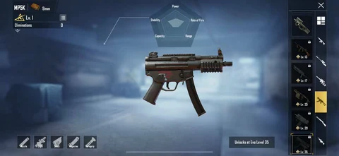 Mp5k weapon stats