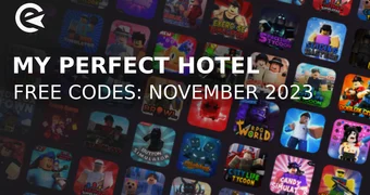 My perfect hotel codes november