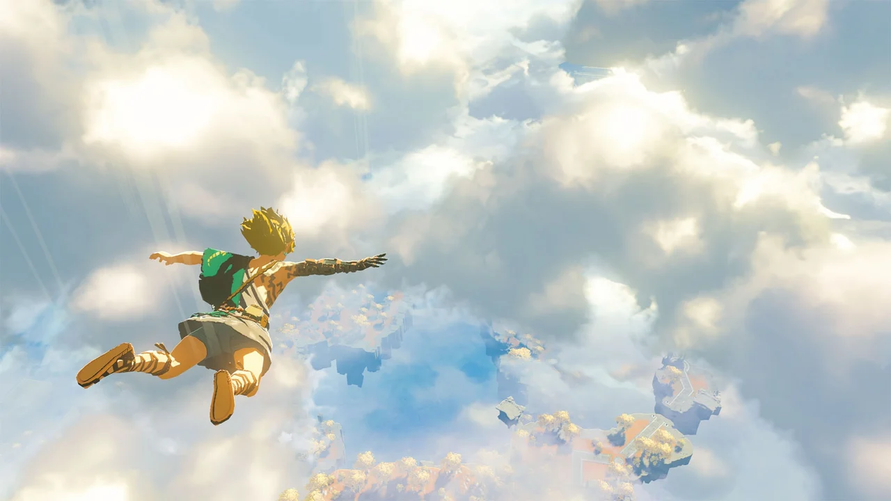 Flying in Hyrule