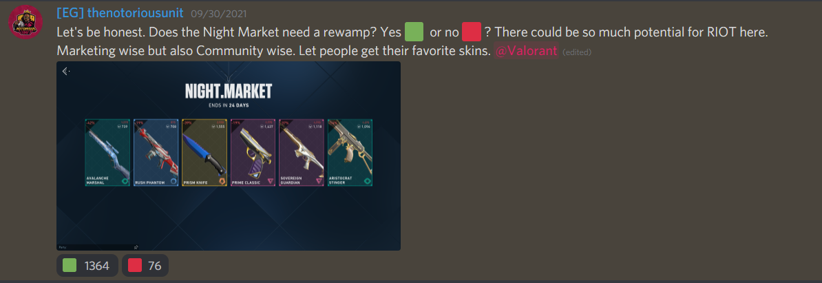 Night market discord