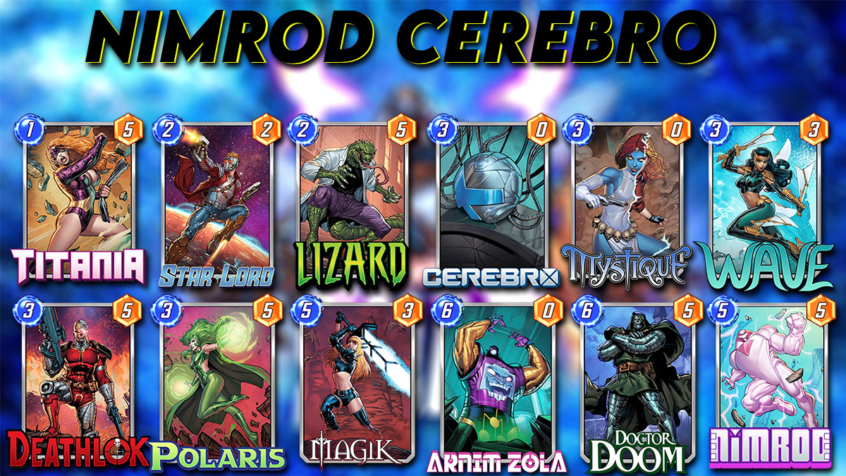 Our Nimrod Cerebro deck profile. | © Marvel / Second Dinner