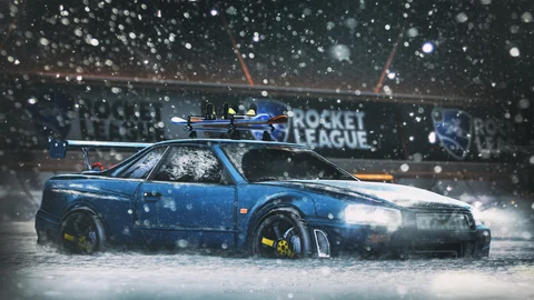 Nissan skyline rocket league