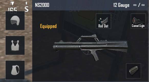 best ns2000 attachment loadout pubg mobile