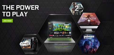 Nvidia geforce now power to play