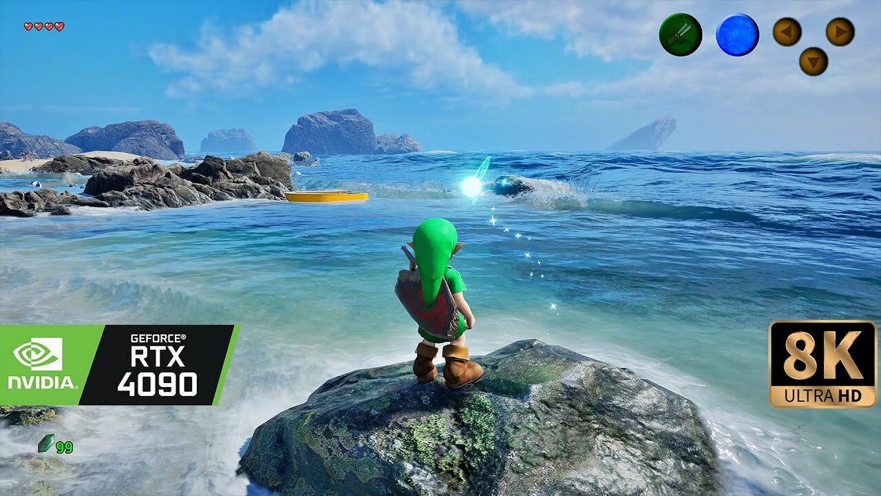 Ocarina of time 8k UHD