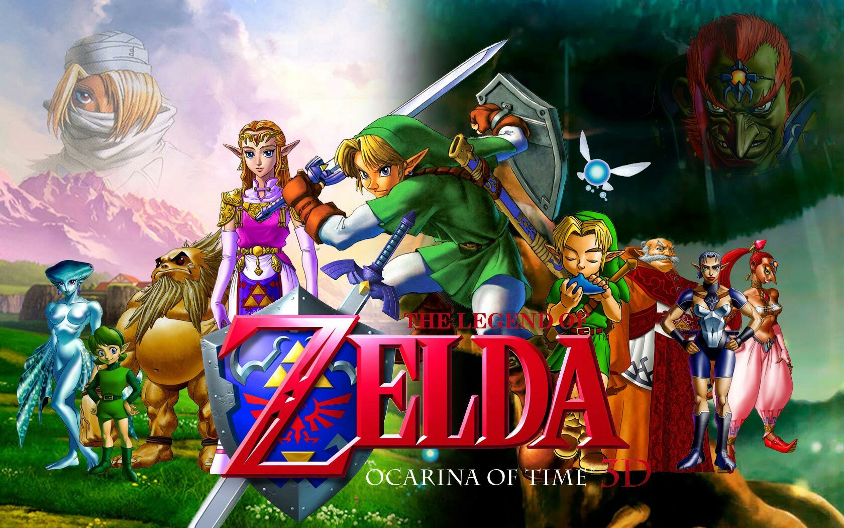 Ocarinaoftime screenart